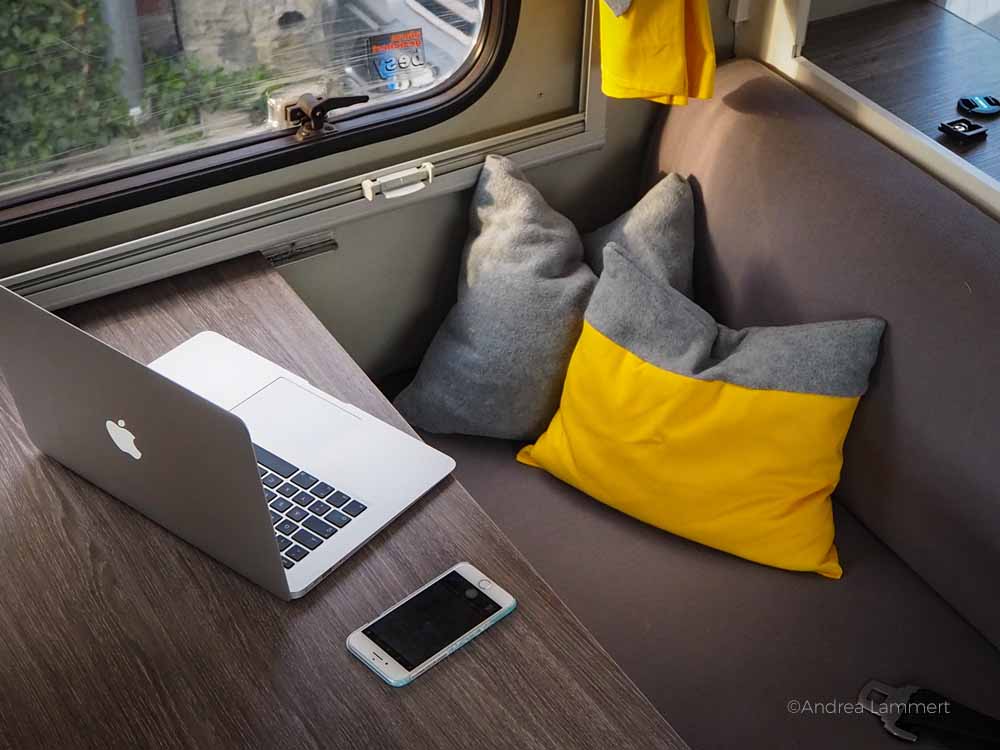 Arbeitsplatz Wohnmobil