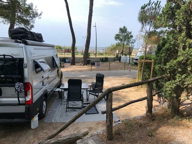 Grado Camping al Bosco, Strand des Camping al Bosco