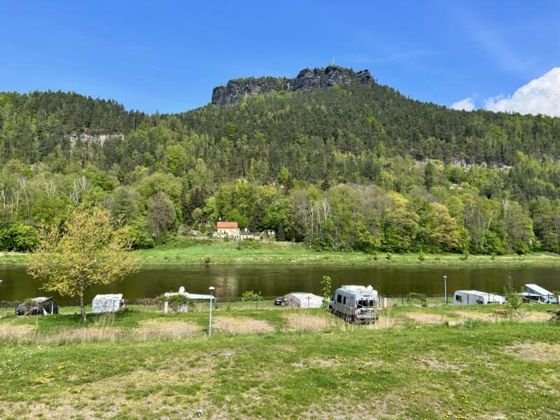 Unterwegs im Elbsandsteingebirge bei Dresden. Foto: Gerhard von Kapff