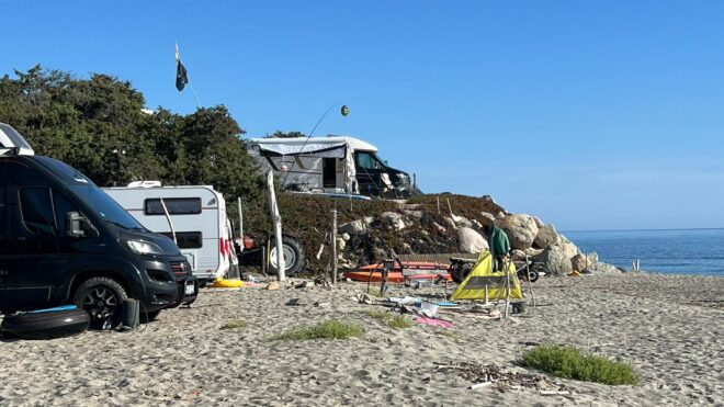 FKK-Campingplatz Domaine de Riva Bella auf Korsika. Foto: Gerhard von Kapff