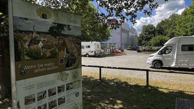 Wohnmobil-Stellplatz in Biberach. Foto: Gerhard von Kapff